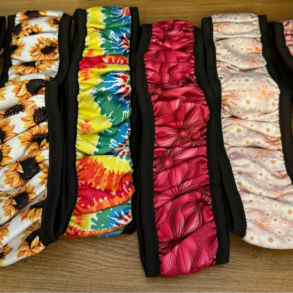 Colorful Patterned Steering wheel covers - great for stocking stuffers.